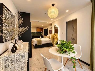 Studio — Jazz Living - Tropical Apartment 5 minutes walk from landmark 81